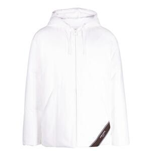 Prada NWT White Drawstring Down Jacket
